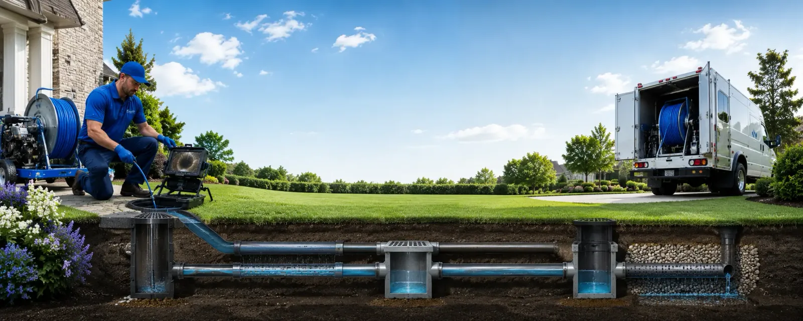 Outdoor drain cleaning information for Liberty, PA